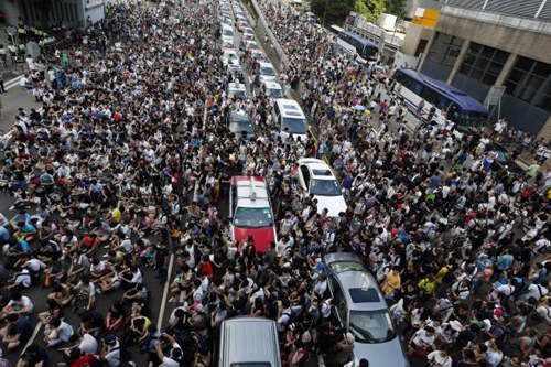 Hình ảnh biểu tình ở Hong Kong ảnh 1